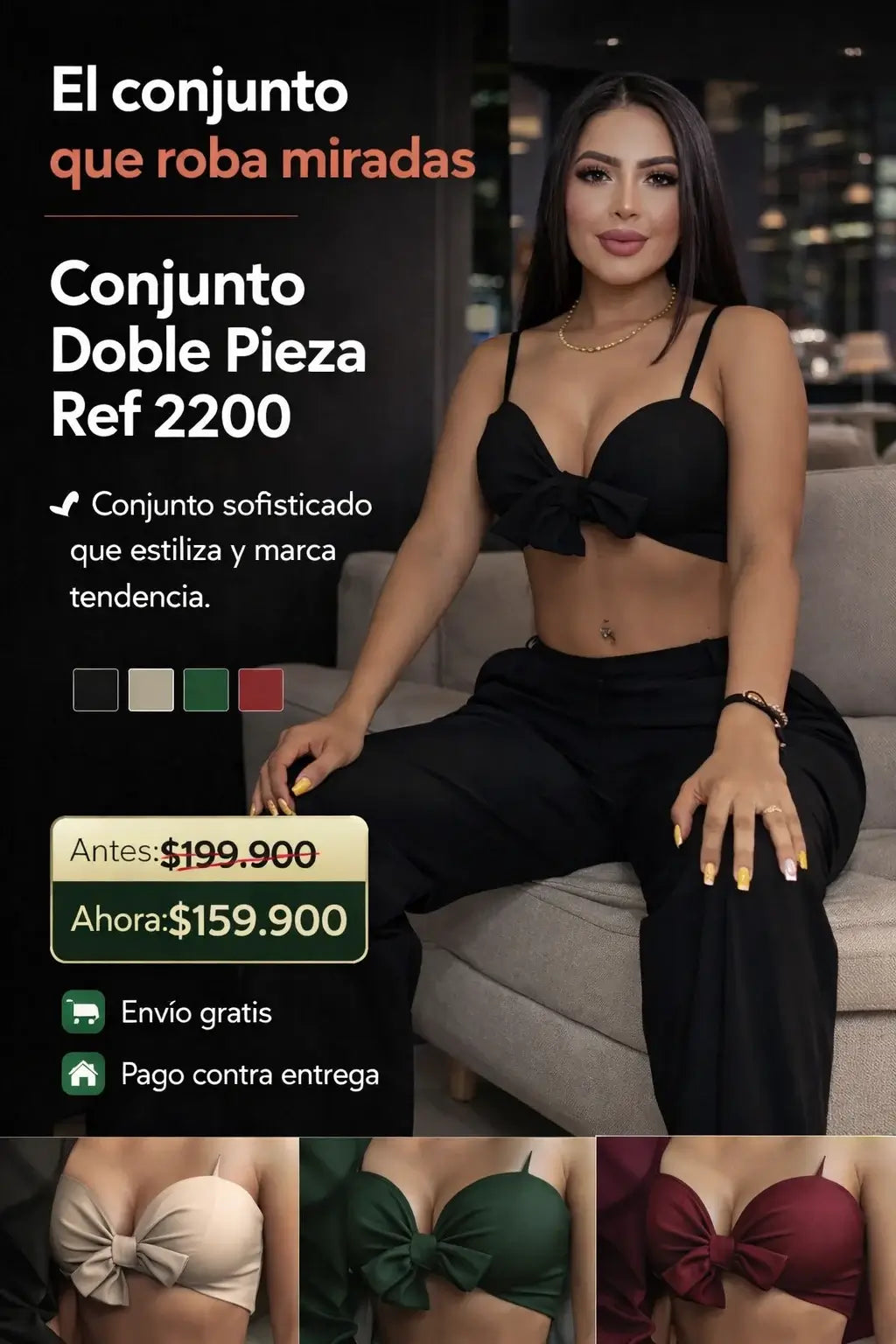 CONJUNTO DOBLE PIEZA REF 2200