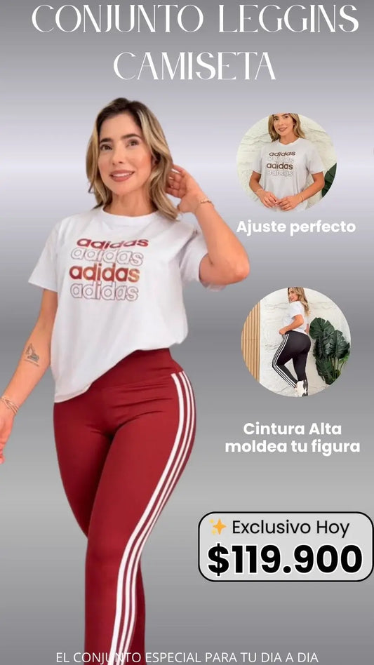 CONJUNTO LEGGINS CAMISETA