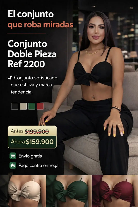 CONJUNTO DOBLE PIEZA REF 2200